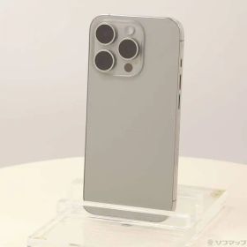 〔中古品〕 iPhone15 Pro 256GB ナチュラルチタニウム MTUF3J／A SIMフリー【348】