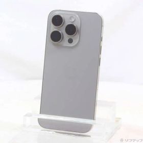 〔中古品〕 iPhone15 Pro 256GB ナチュラルチタニウム MTUF3J／A SIMフリー【251】