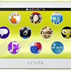 【中古】PlayStation Vita Wi-Fiモデル ライムグリーン/ホワイト (PCH-2000ZA13)（メーカー生産終了）