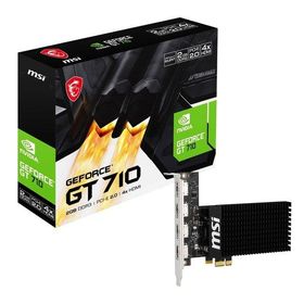 MSI エムエスアイ GeForce GT 710 グラフィックボード GT 710 2GD3H 4HDMI(2657746)