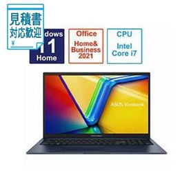 [法人限定] ノートパソコン Vivobook 17 クワイエットブルー X1704VA-AU121WS ［17.3型 Windows11 Home inte…
