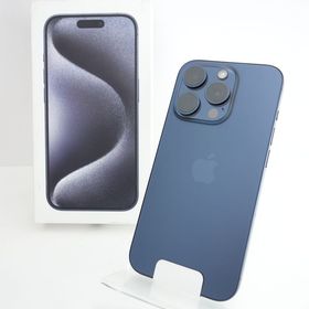 【SIMフリー】iPhone15 Pro 128GB ブルーチタニウム 未使用品 利用制限保証