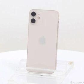 〔中古品〕 iPhone12 mini 64GB ホワイト MGA63J／A SIMフリー【349】