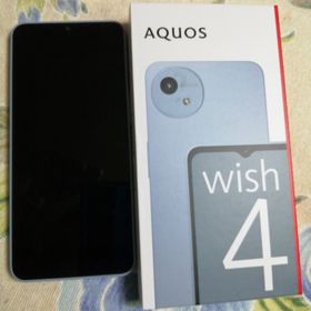 シャープ(SHARP)のAQUOS WISH4 美品 SIMフリーワイモバイル版(スマートフォン本体)