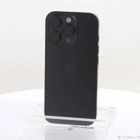 〔中古品〕 iPhone16 Pro 256GB ブラックチタニウム MYN03J／A SIMフリー【344】