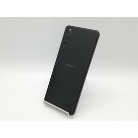 【中古】SONY au 【SIMフリー】 Xperia 10 IV ブラック 6GB 128GB SOG07【鹿児島中町】保証期間１ヶ月【ランクC】