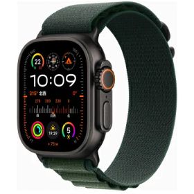 Apple Apple Watch Ultra2 49mm GPS+Cellularモデル MX4R3J/A A2986【ブラックチタニウムケース/ダークグリーンアルパインループ(M)】 [未使用] 【当社6ヶ月保証】 イオシス