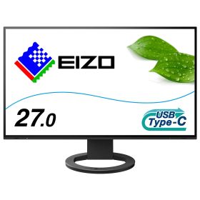 【数量限定】27.0型モニター/2560×1440/USB EV2781-BK FlexScan Type-C対応/アンチグレアIPS/疲れ目軽減/ブラック EIZO