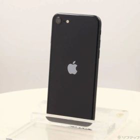 〔中古品〕 iPhone SE 第3世代 64GB ミッドナイト MMYC3J／A SIMフリー 〔ネットワーク利用制限▲〕【344】