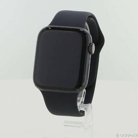 〔中古〕Apple(アップル) Apple Watch Series 6 GPS + Cellular 44mm スペースグレイアルミニウムケース ブラックスポーツバンド〔377-ud〕