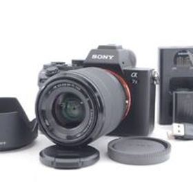 美品★SONY ソニー α7II ズームレンズキット(SEL2870) ブラック ILCE-7M2K 2430万画素 フルサイズ ミラーレス一眼カメラ R4960