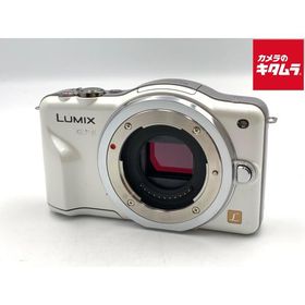 【中古】 【難あり品】 パナソニック LUMIX DMC-GF3-W ボディ シェルホワイト