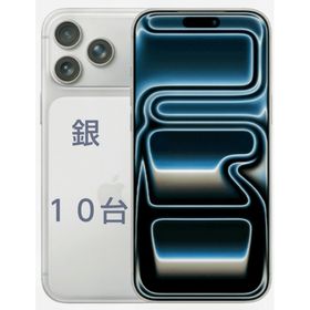アップル(Apple)の１０台【カートン未開梱新品】 iPhone17 ProMax 256GBシルバー(スマートフォン本体)