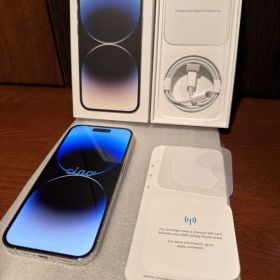 【極美品】アメリカ版iPhone 14 Pro 256GB シルバー