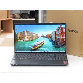 富士通 15.6型ワイド ノートパソコン FMV LIFEBOOK AHシリーズ FMVA50G2BK Windows11 Home ノートPC