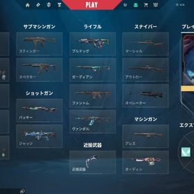 valorant 人気スキン大量 v25汗バッチ付き スキン詳細は説明欄↓ | VALORANT(ヴァロラント)のアカウントデータ、RMTの販売・買取一覧