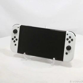 【中古】Nintendo(任天堂) Nintendo Switch 有機ELモデル Joy-Con(L)／(R) ホワイト 【348-ud】