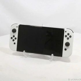 【中古】Nintendo(任天堂) Nintendo Switch 有機ELモデル Joy-Con(L)／(R) ホワイト 【348-ud】