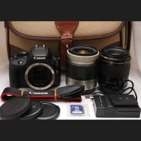 ショット極少!!キャノン Canon EOS Kiss X7 Wレンズセット