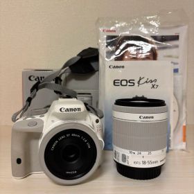 Canon EOS Kiss X7 ホワイト 本体 + レンズ