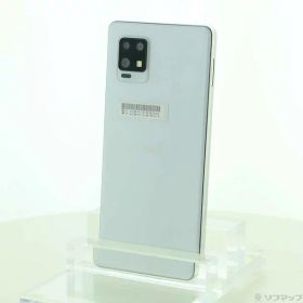【中古】SHARP(シャープ) AQUOS zero6 128GB ホワイト A102SH Softbank SIMフリー 〔ネットワーク利用制限▲〕 【348-ud】