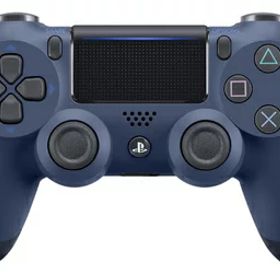 【新古品】 【純正品】ワイヤレスコントローラー (DUALSHOCK 4) ミッドナイト・ブルー (CUH-ZCT2J22)