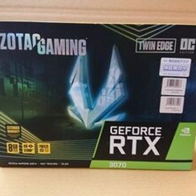 @【未使用品】 ZOTAC GAMING GeForce RTX3070 TWIN EDGE OC PCIExp 8GB ZT-A30700H-10PLHR グラフィックボード