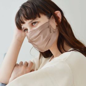 【SALE／68%OFF】Histoire-U Histoire-U/【CELEBMASK No.5】立体型セレブマスク イストワール ファッション雑貨 マスク イエロー ブラウン ネイビー