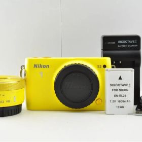 【ショット数5回】 Nikon ニコン １ S2 イエロー ミラーレス 一眼