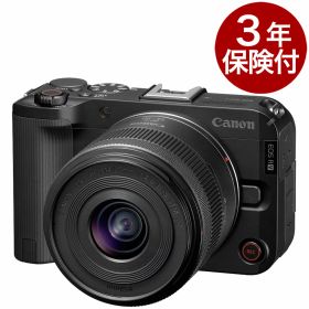 [3年保険付]キヤノン EOS R50V・RF-S14-30 IS STM PZレンズキット ブラック APS-Cサイズセンサーミラーレス一眼カメラ標準ズームレンズキット
