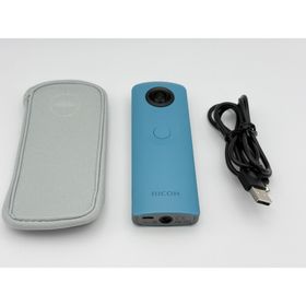 リコー(RICOH)の【美品】RICOH THETA SC ブルー リコー シータ 360度カメラ(コンパクトデジタルカメラ)