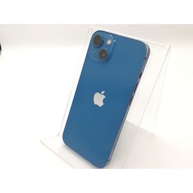 【中古】Apple au 【SIMフリー】 iPhone 13 128GB ブルー MLNG3J/A【秋葉4号】保証期間１ヶ月【ランクC】