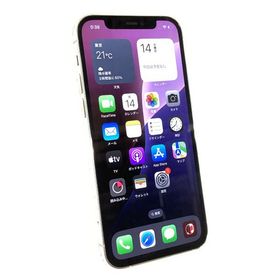 中古 Apple iPhone12 Pro 128GB シルバー MGM63J／A SIMフリー ネットワーク利用制限▲判定