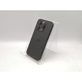【中古】Apple 国内版 【SIMフリー】 iPhone 15 Pro 128GB ブラックチタニウム MTU73J/A【高崎モントレー】保証期間１ヶ月【ランクB】