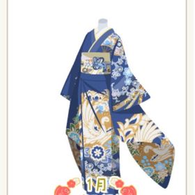 振袖（鳳凰） 紺 | ニコッとタウン(ニコタ)のアカウントデータ、RMTの販売・買取一覧