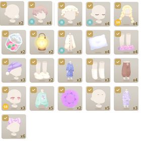 21点セット SRオフタイムもふもふ三つ編み 他 | リヴリーアイランドのアイテム、RMTの販売・買取一覧