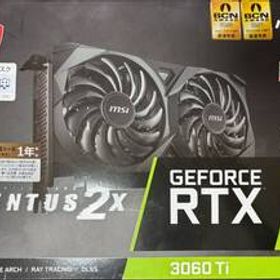 中古 MSI エムエスアイ グラフィックスカード GeForce RTX 3060 Ti VENTUS 2X 8G OCV1 LHR