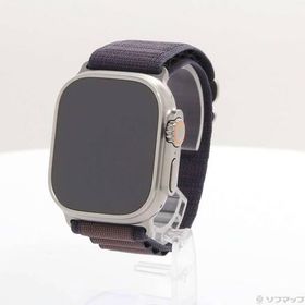 〔中古〕Apple(アップル) Apple Watch Ultra 2 GPS + Cellular 49mm チタニウムケース インディゴアルパインループ〔349-ud〕