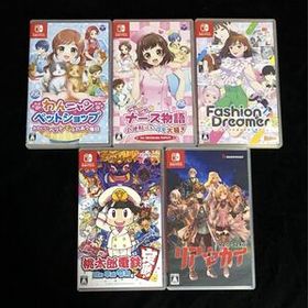 まとめ売り Switch スイッチ 桃太郎電鉄 わんニャンペットショップ リアセカイ ファッションドリーマー ピカピカナース物語 ソフト