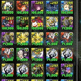 最安値🌈魔法石3400、インペリアルドラゴン3体、鳴海玄2体、オメガモン4体、不死川伊黒 | パズドラ(パズル＆ドラゴンズ)のアカウントデータ、RMTの販売・買取一覧