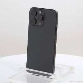 〔中古品〕 iPhone15 Pro Max 256GB ブラックチタニウム MU6P3J／A SIMフリー【305】