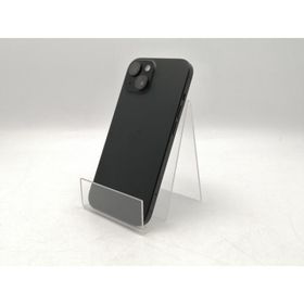 【中古】Apple 国内版 【SIMフリー】 iPhone 15 128GB ブラック MTMH3J/A【ECセンター】保証期間１ヶ月【ランクC】