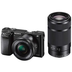 SONY ミラーレス一眼 α6000 ダブルズームレンズキット E PZ 16-50mm F3.5-5.6 OSS + E 55-210mm F4.5