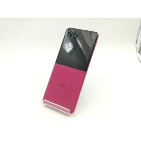 【中古】MOTOROLA IIJmio 【SIMフリー】 razr 50 ultra ホットピンク 12GB 512GB【広島】保証期間1ヶ月【ランクB】