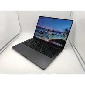 【中古】Apple MacBook Pro 14インチ M4(CPU:10C/GPU:10C) 16GB/512GB スペースブラック MW2U3J/A(14インチ,M4,2024)【なんば】保証期間１ヶ月【ランクA】