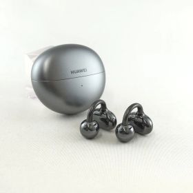 HUAWEI FreeClip 完全ワイヤレスイヤホン USED美品 オープン型 IP54 防塵 防滴 マイク イヤーカフ ファーウェイ T0017C 完動品 V2026