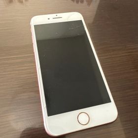 iPhone 7 ローズゴールド 本体 画面ひびあり