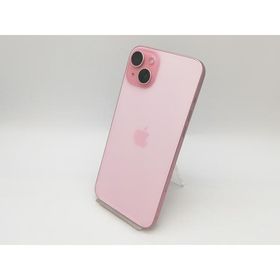 【中古】Apple 国内版 【SIMフリー】 iPhone 15 Plus 256GB ピンク MU0H3J/A【鹿児島中町】保証期間１ヶ月【ランクB】