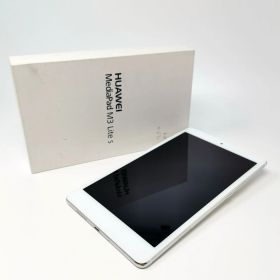 HUAWEI 本体のみ MediaPad M3 lite S 初期化済み OS難あり ホワイト 箱あり 管理番号KKVNKO3348