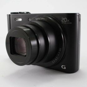 【中古】SONY デジタルカメラ Cyber-shot WX300 2110万画素 光学20倍 ブラック DSC-WX300(B)